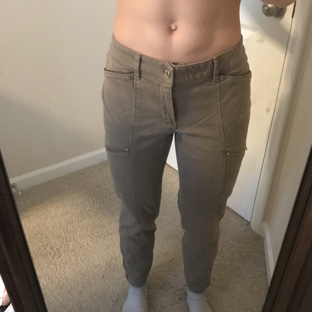 Tan Skimmer Pants from WHBM